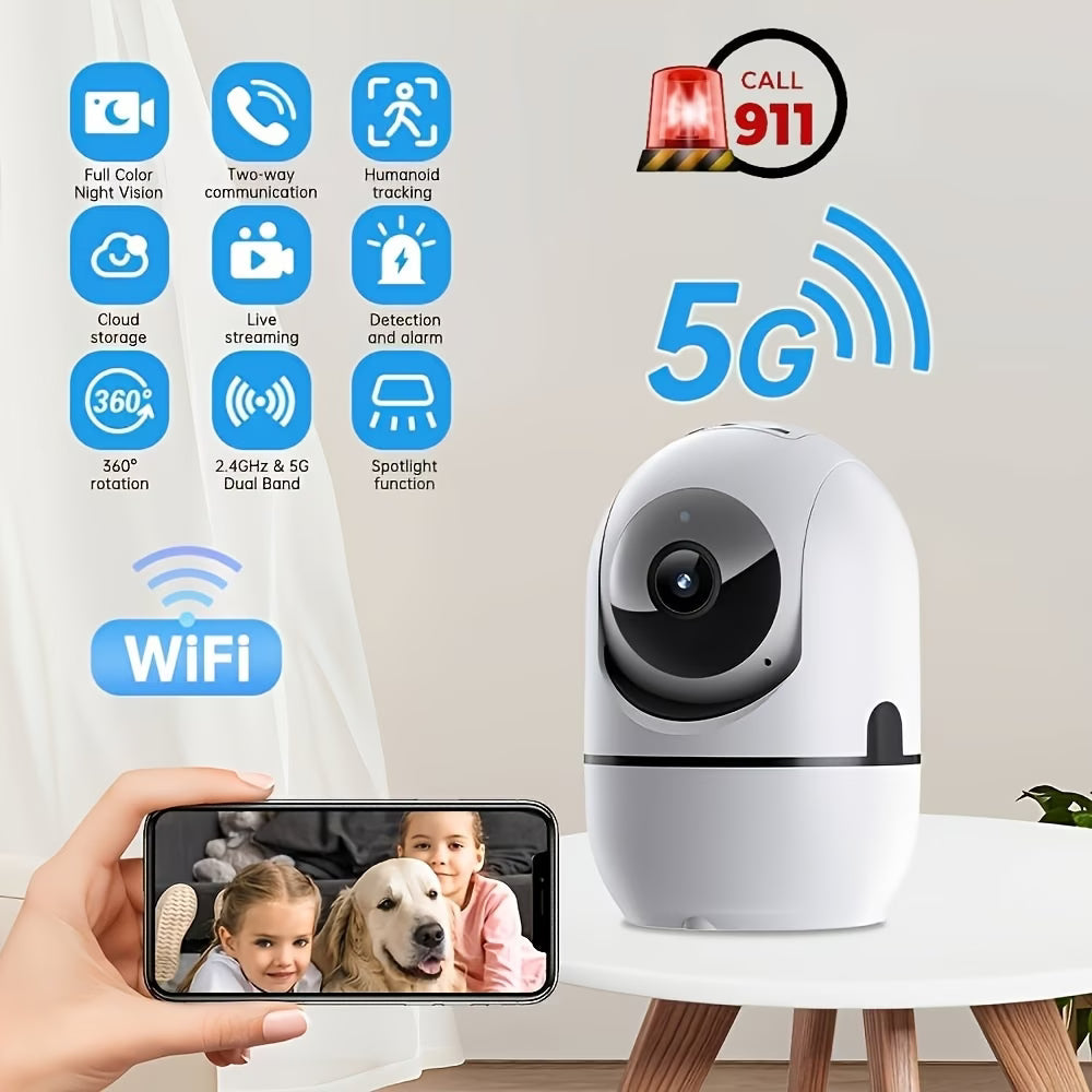 360 Smart Pet Camera 4MP HD with Night Vision and Two Way Audio