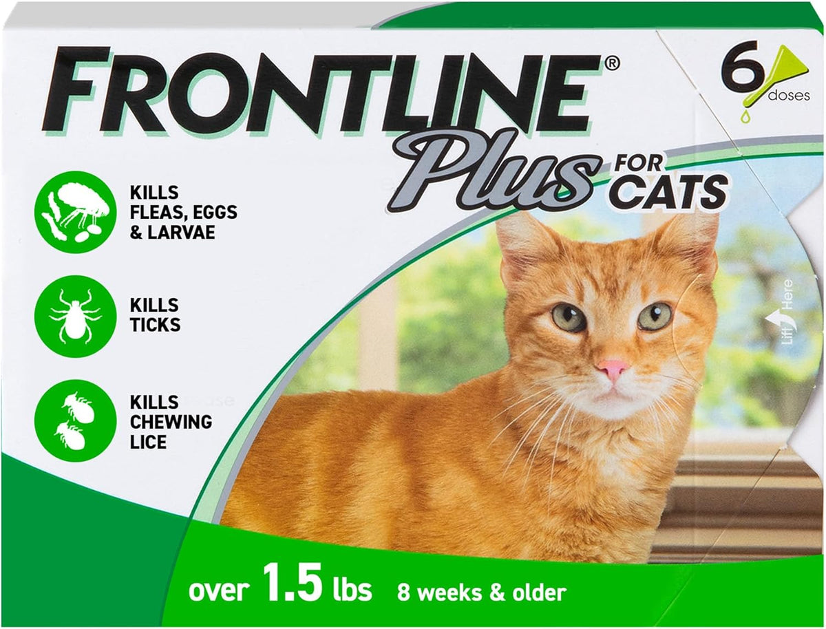 Frontline Plus for cats packaging