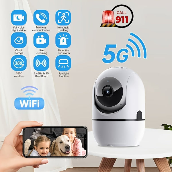 360 Smart Pet Camera 4MP HD with Night Vision and Two Way Audio