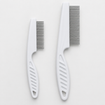 Flea Comb for Dogs & Cats - Stainless Steel Grooming Comb 2pk