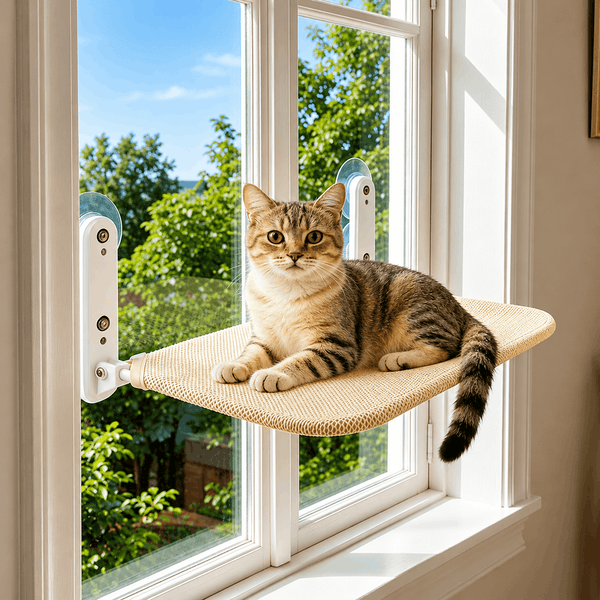 Cat Window Perch Suction Cup – No-Drill Cat Window Hammock Seat Bed