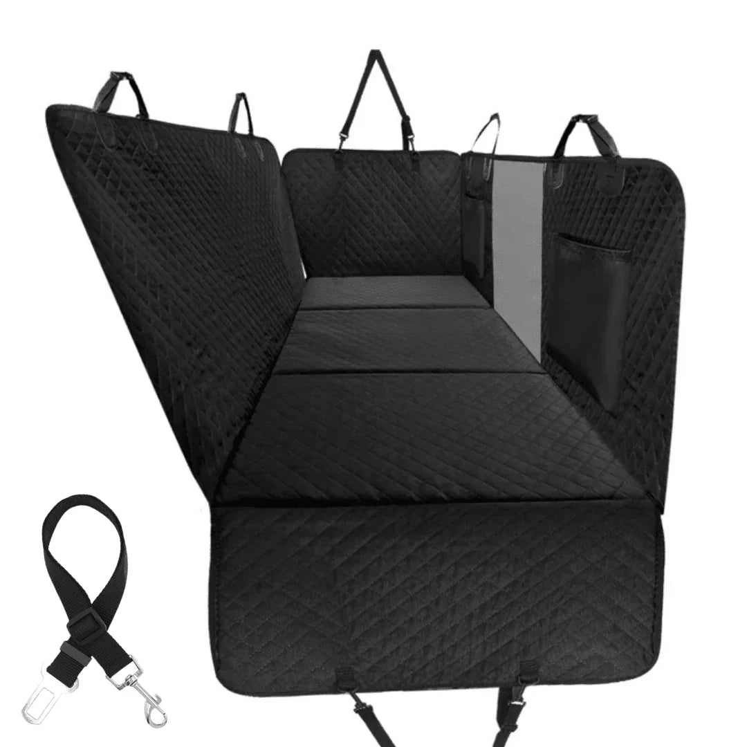 Dog Car Seat Cover with Hard Bottom – Waterproof Hammock