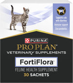Purina Pro Plan FortiFlora Cat Probiotic – 30 Sachets for Digestive Support