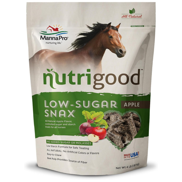 Manna Pro NutriGood Low Sugar Apple Horse Treats 4 lb