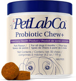 PetLab Co. Probiotic Chew+ for Dogs – Pork Flavor Digestive Support, 30 Chews