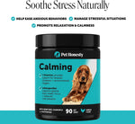 Pet Honesty Calming Chews for Dogs — 90 Soft Chews