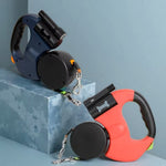 Retractable Double Dog Leash with LED Light – No Tangle Dual Dog Walking Leash