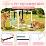 Puppy Play Gym – Indoor Dog Playground with 6 Hanging Toys for Puppies