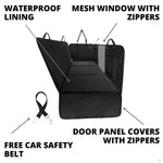 Dog Car Seat Cover with Hard Bottom – Waterproof Hammock