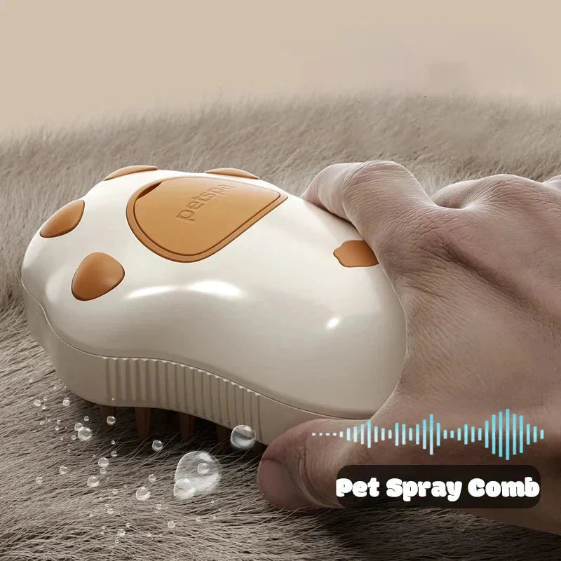 3-in-1 steam pet brush and massage comb, image 4 of 29