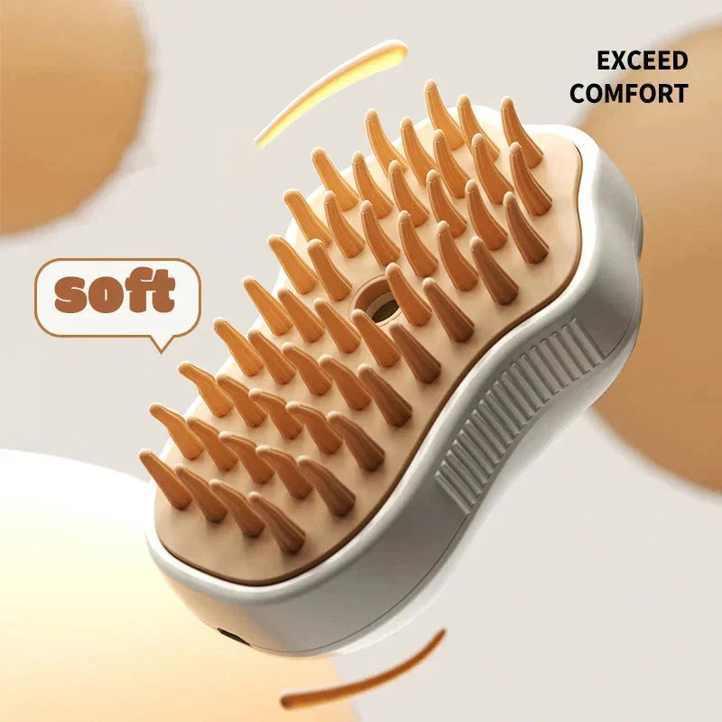 3-in-1 steam pet brush and massage comb, image 6 of 29