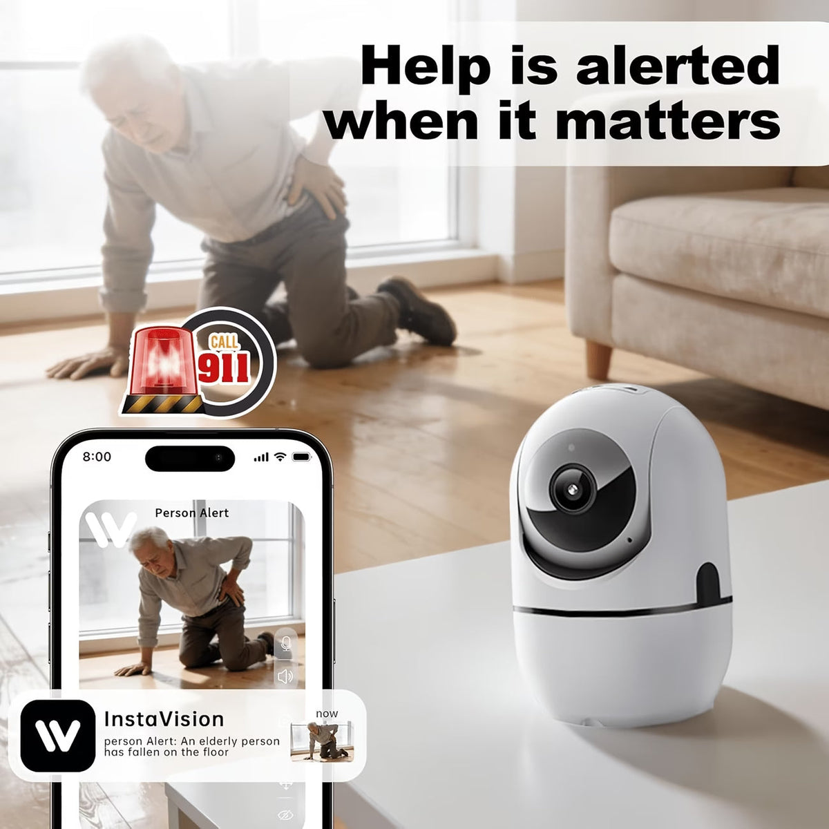 360 smart pet camera with night vision and two-way audio, image 10 of 10
