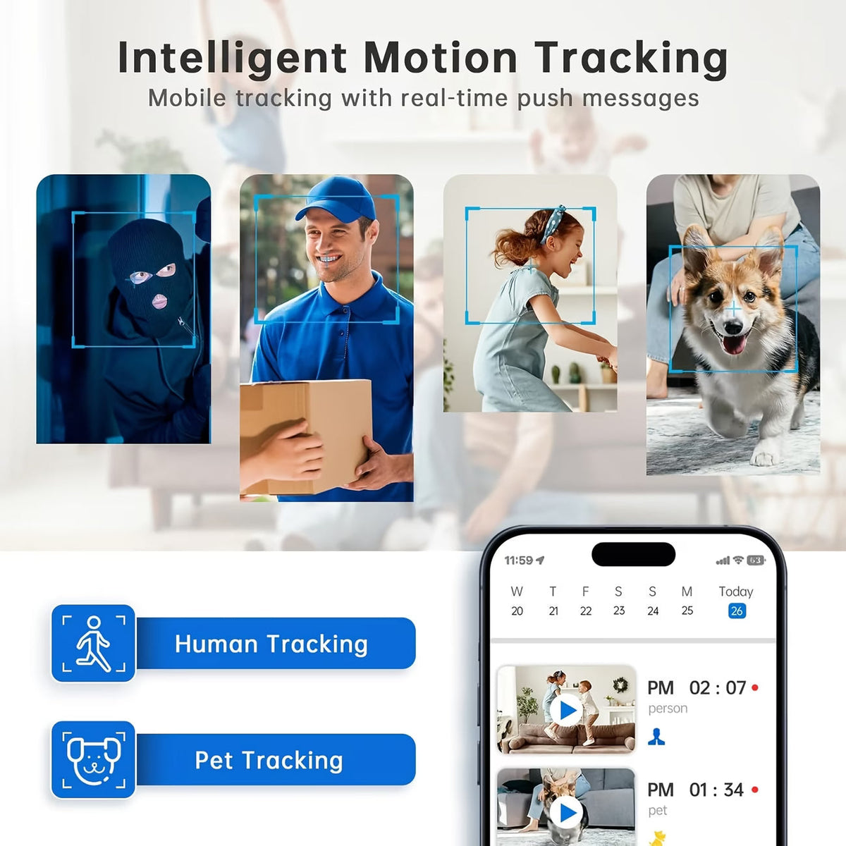 360 smart pet camera with night vision and two-way audio, image 6 of 10