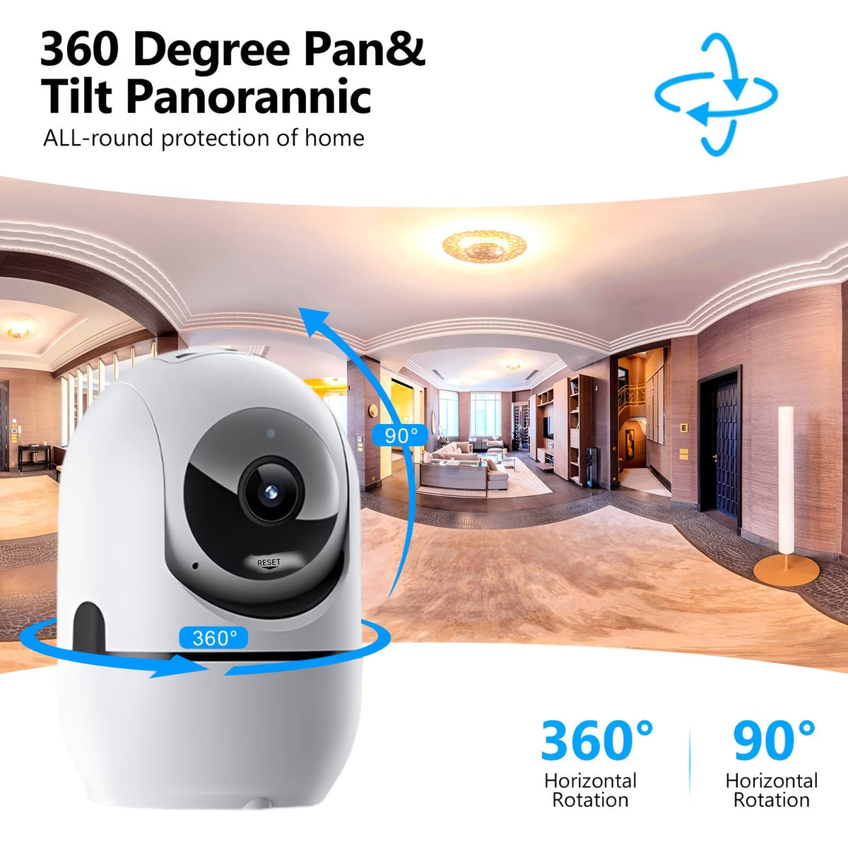 360 smart pet camera with night vision and two-way audio, image 8 of 10
