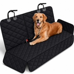 Waterproof Dog Car Seat Cover with Middle Armrest Access