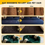 Pet Grooming Gloves for Dogs and Cats – Deshedding Massage Hair Removal Glove