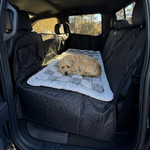 Dog Car Seat Cover with Hard Bottom – Waterproof Hammock
