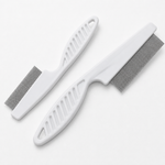 Flea Comb for Dogs & Cats - Stainless Steel Grooming Comb 2pk