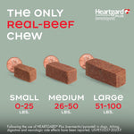 Heartgard Plus Chewables for Dogs (ivermectin/pyrantel) – 0-25 lbs