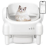 TAYACICY Self - Cleaning Litter Box Open-Top with App Control for Multiple Cats 16.5