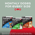 Heartgard Plus Chewables for Dogs (ivermectin/pyrantel) – 0-25 lbs