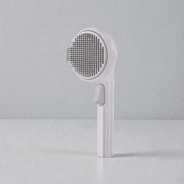 Self Cleaning Slicker Brush for Dogs and Cats – One Click Pet Hair Shedding Comb