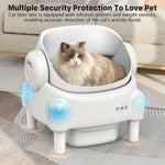 TAYACICY Self - Cleaning Litter Box Open-Top with App Control for Multiple Cats 16.5