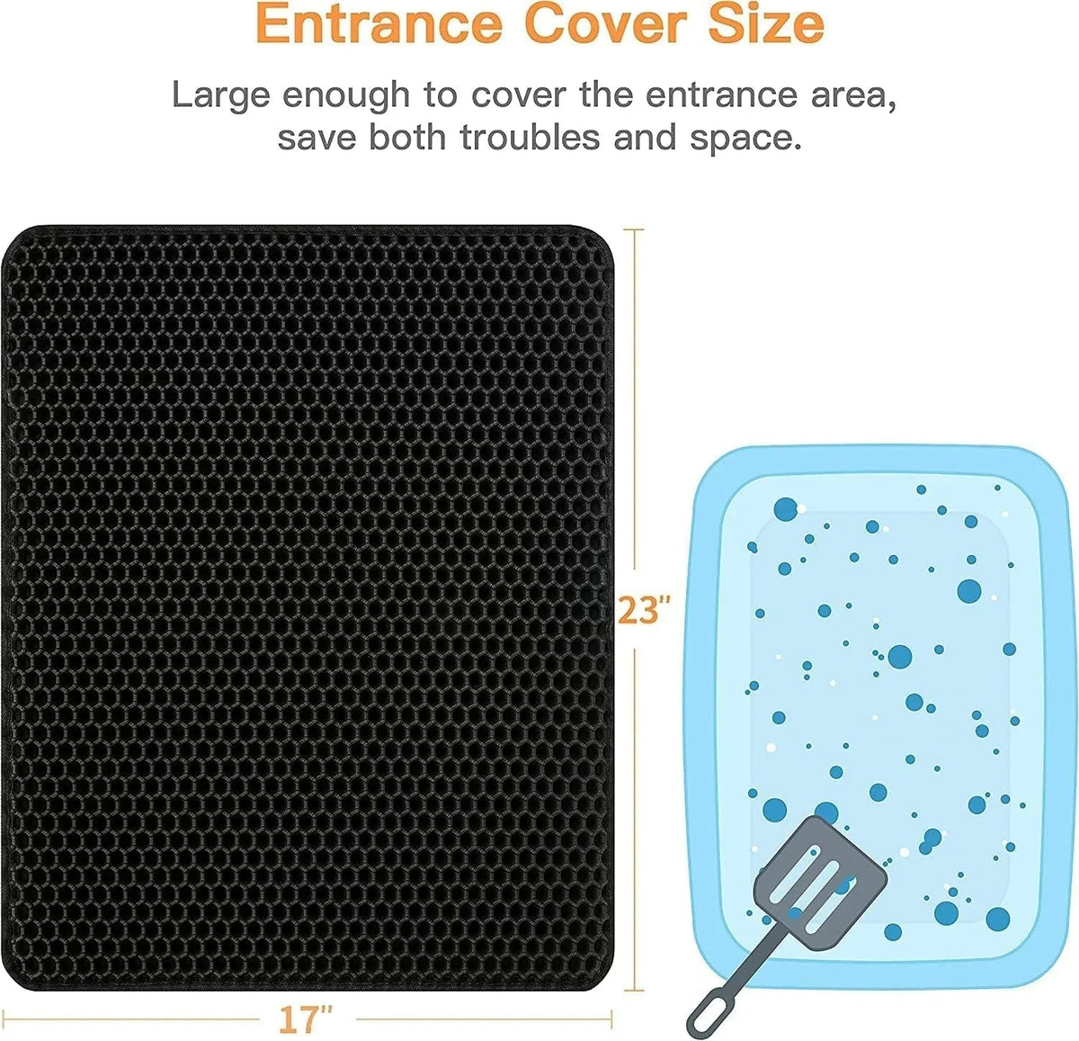 Cat litter trapping mat, image 2 of 9