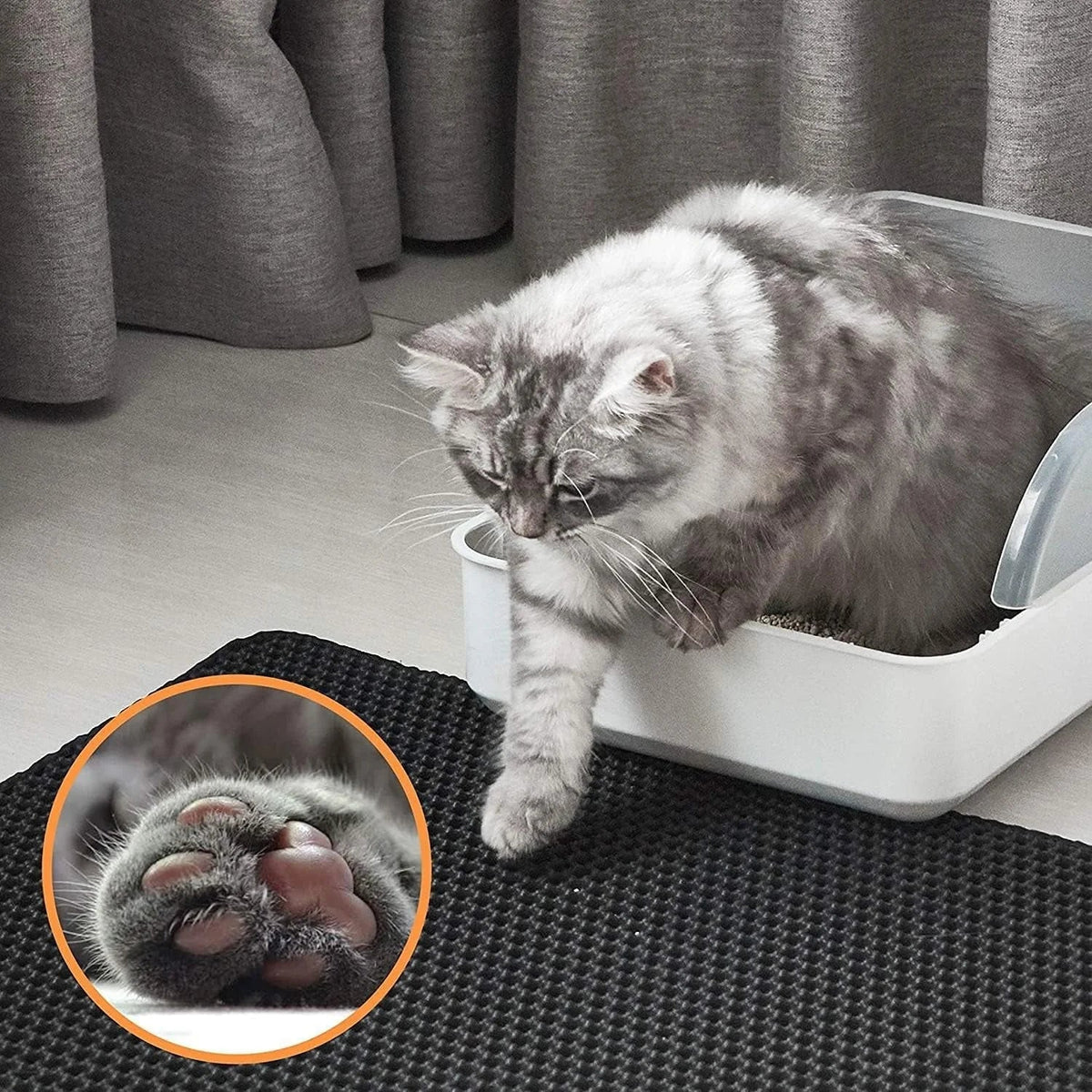 Cat litter trapping mat, image 6 of 9