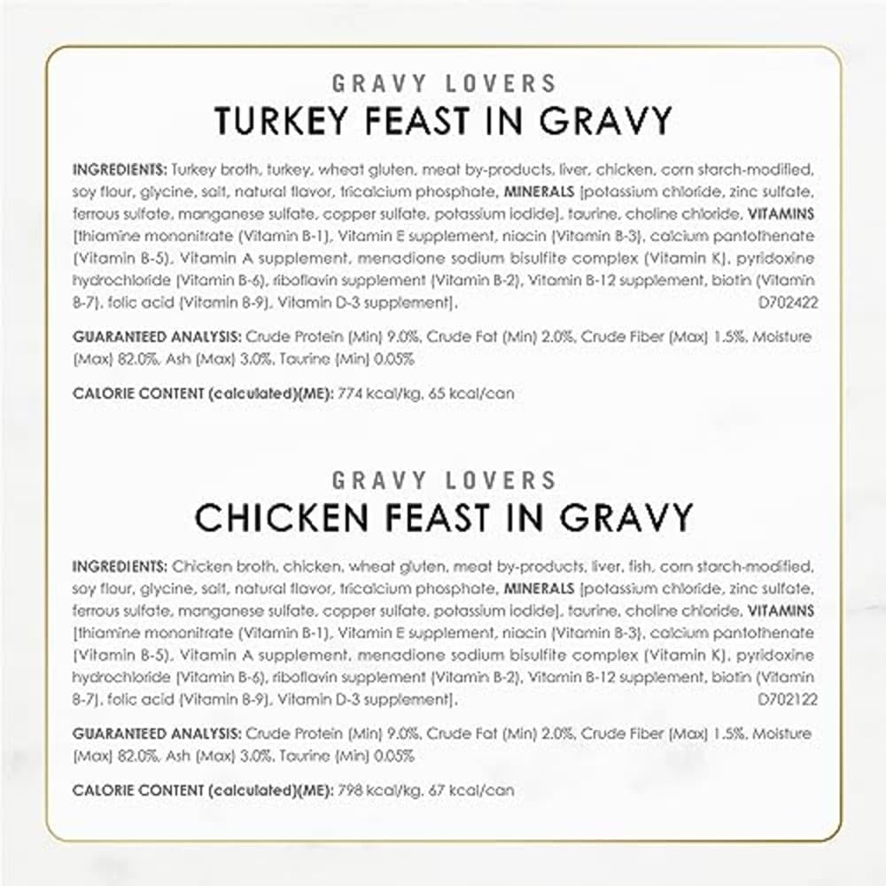 Fancy Feast Gravy Lovers wet cat food variety pack, 30 cans, image 7 of 13
