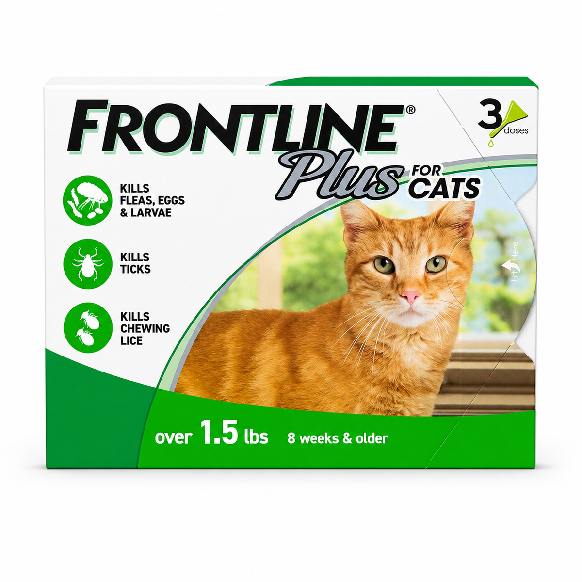 Frontline Plus flea and tick treatment for cats and kittens, image 7 of 7