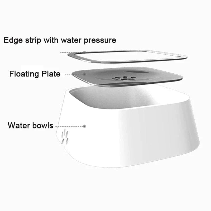 No-spill floating dog water bowl, image 3 of 13