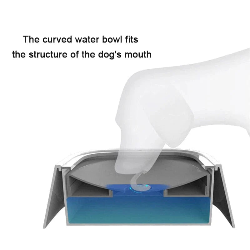 No-spill floating dog water bowl, image 5 of 13