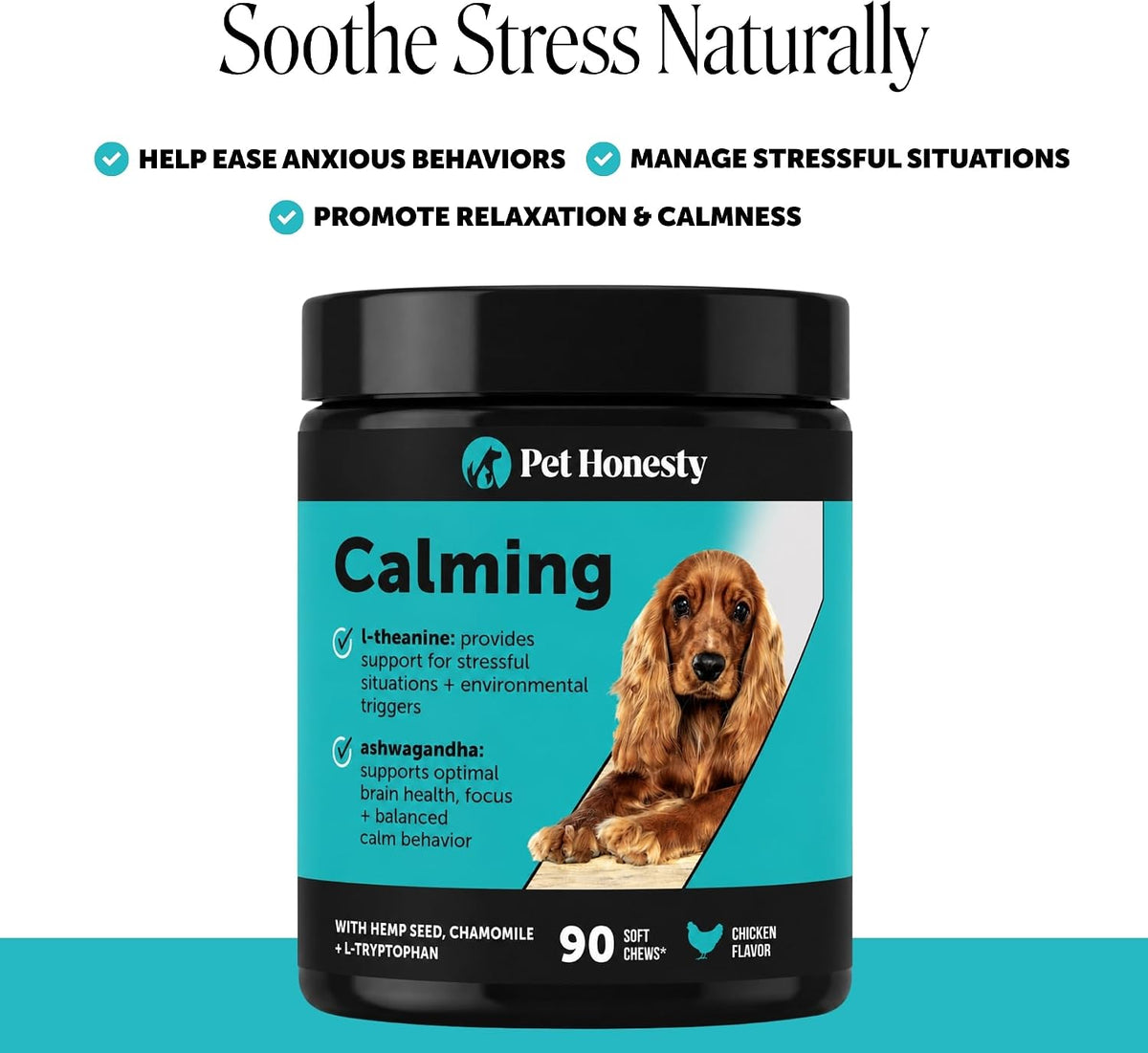 Pet Honesty calming chews for dogs, 90 soft chews, image 2 of 10