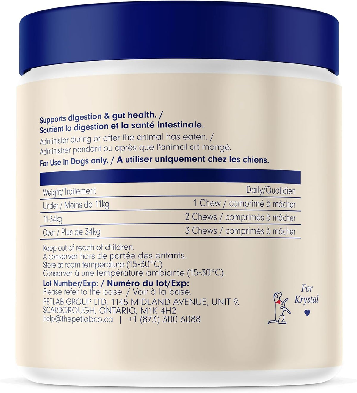PetLab Co. Probiotic Chew+ for dogs, pork flavor, 30 chews, image 4 of 10
