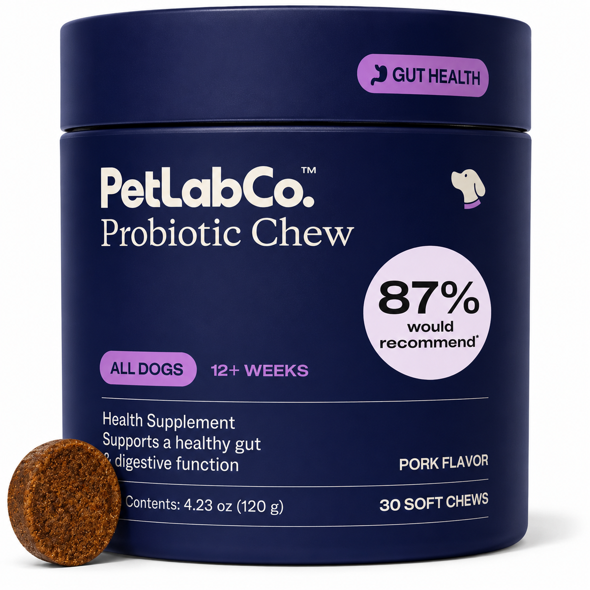 PetLab Co. probiotic chews for dogs, 30 count