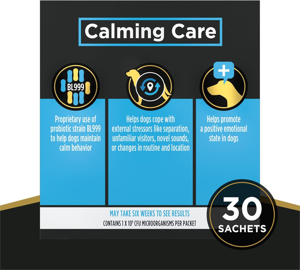 Purina Pro Plan Calming Care dog probiotic supplement, 30 sachets, image 10 of 11