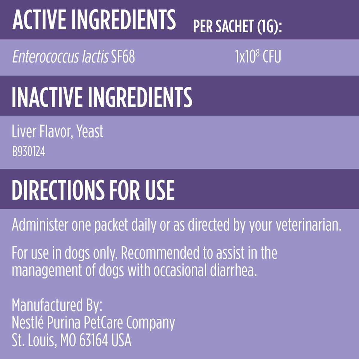 Purina Pro Plan FortiFlora dog probiotic, 30 sachets, image 8 of 10