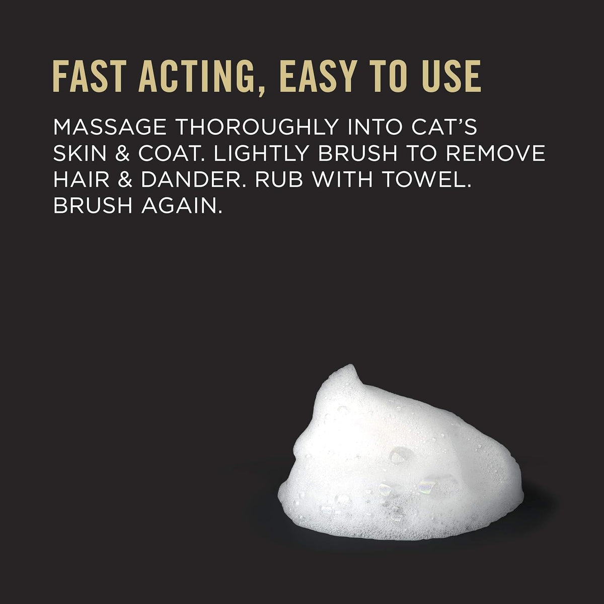 Purina Pro Plan LiveClear no-rinse cat foam shampoo, image 7 of 10