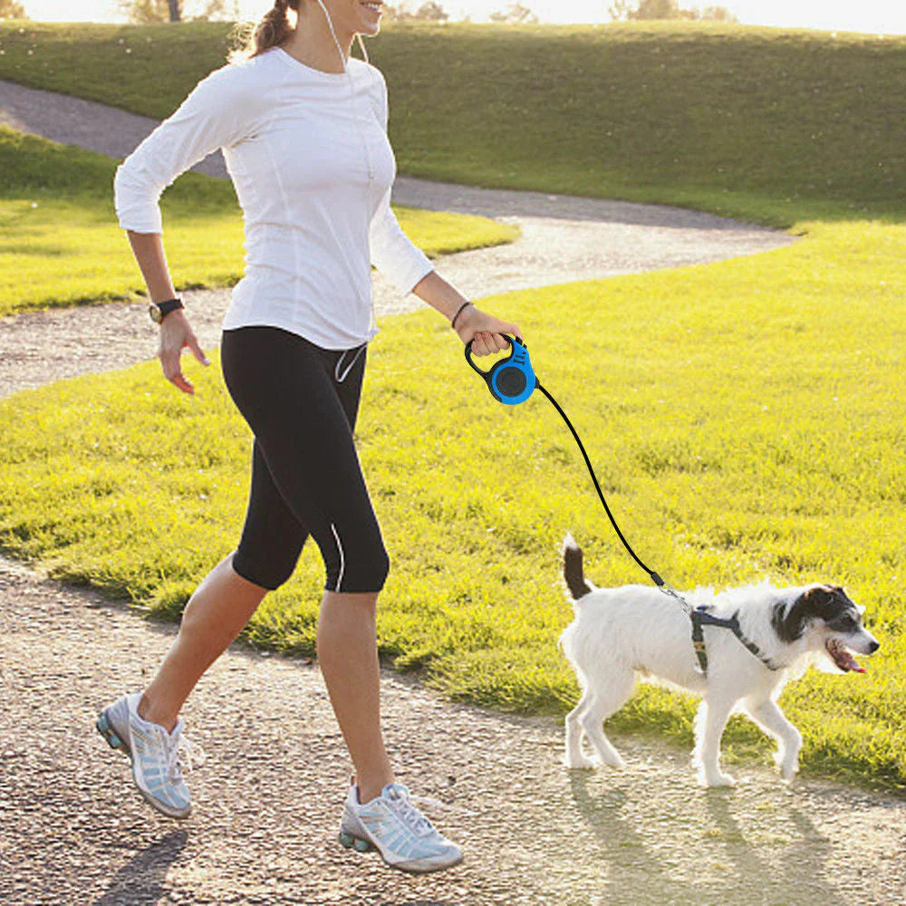 Retractable dog leash with brake and lock, image 10 of 17