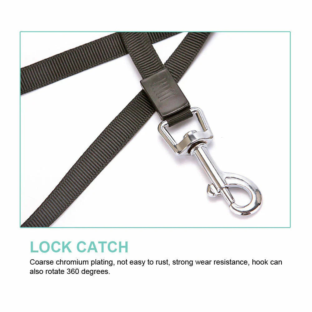Retractable dog leash with brake and lock, image 6 of 17