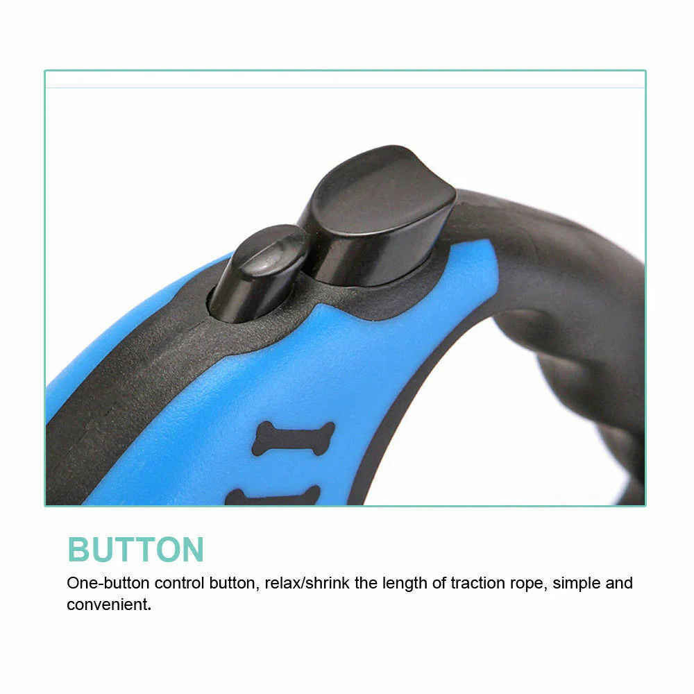 Retractable dog leash with brake and lock, image 7 of 17