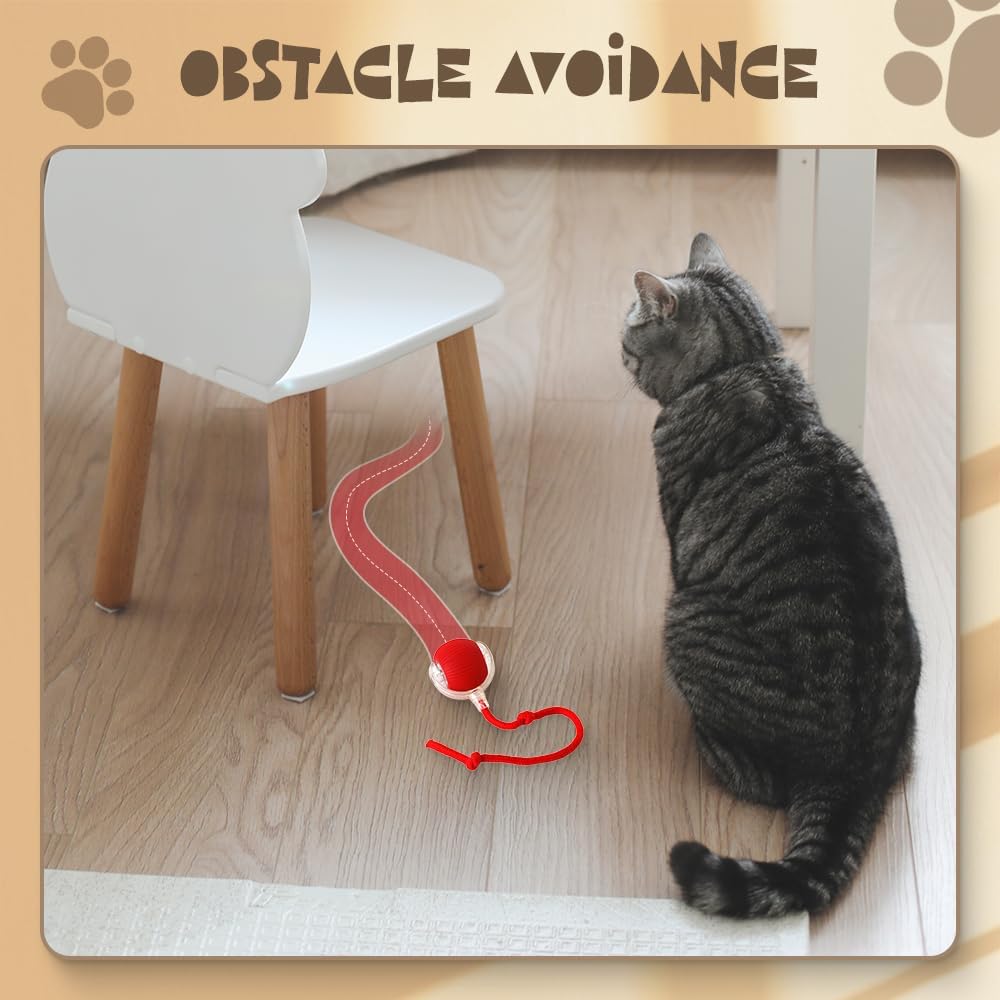 Smart self-rolling interactive pet ball, image 10 of 13