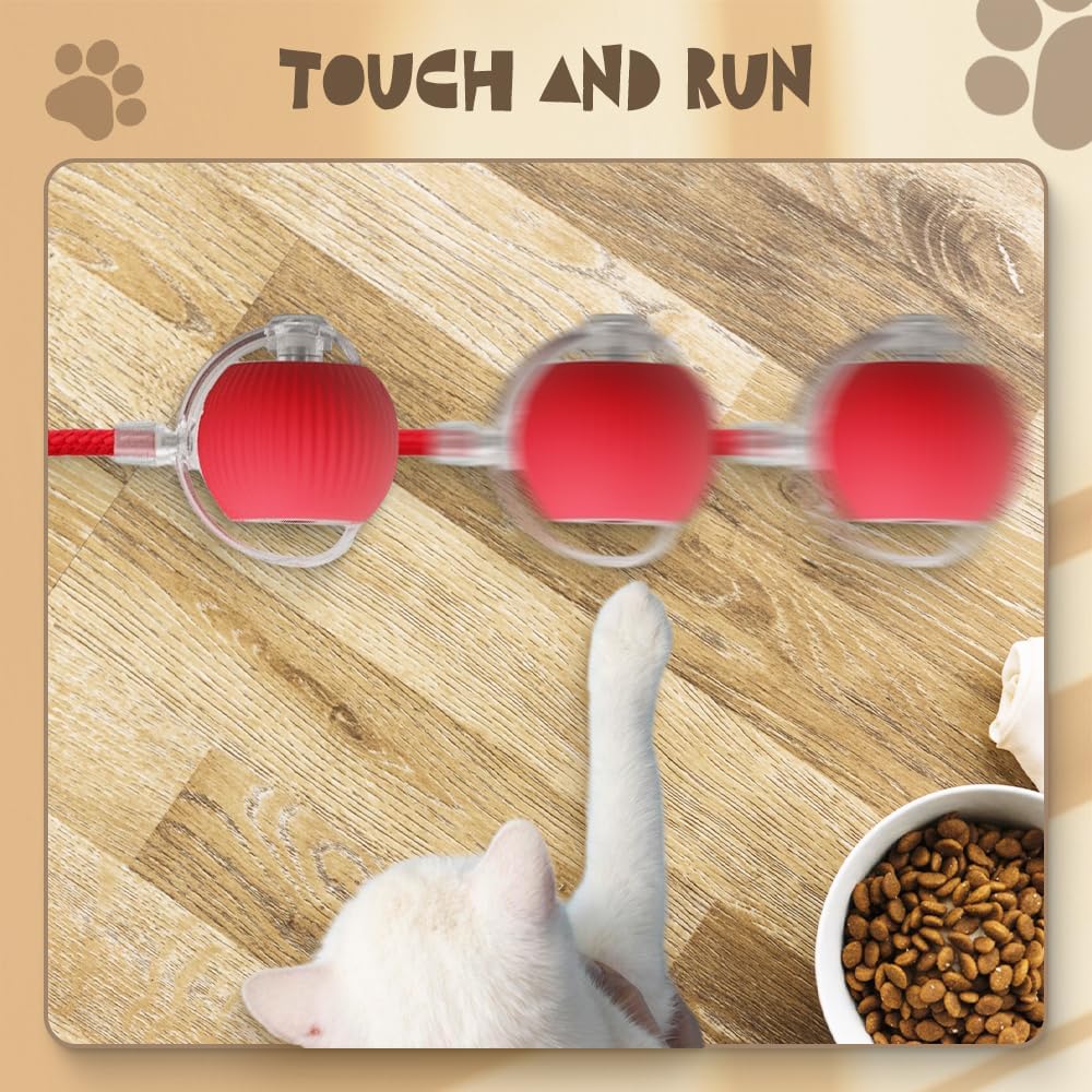 Smart self-rolling interactive pet ball, image 11 of 13