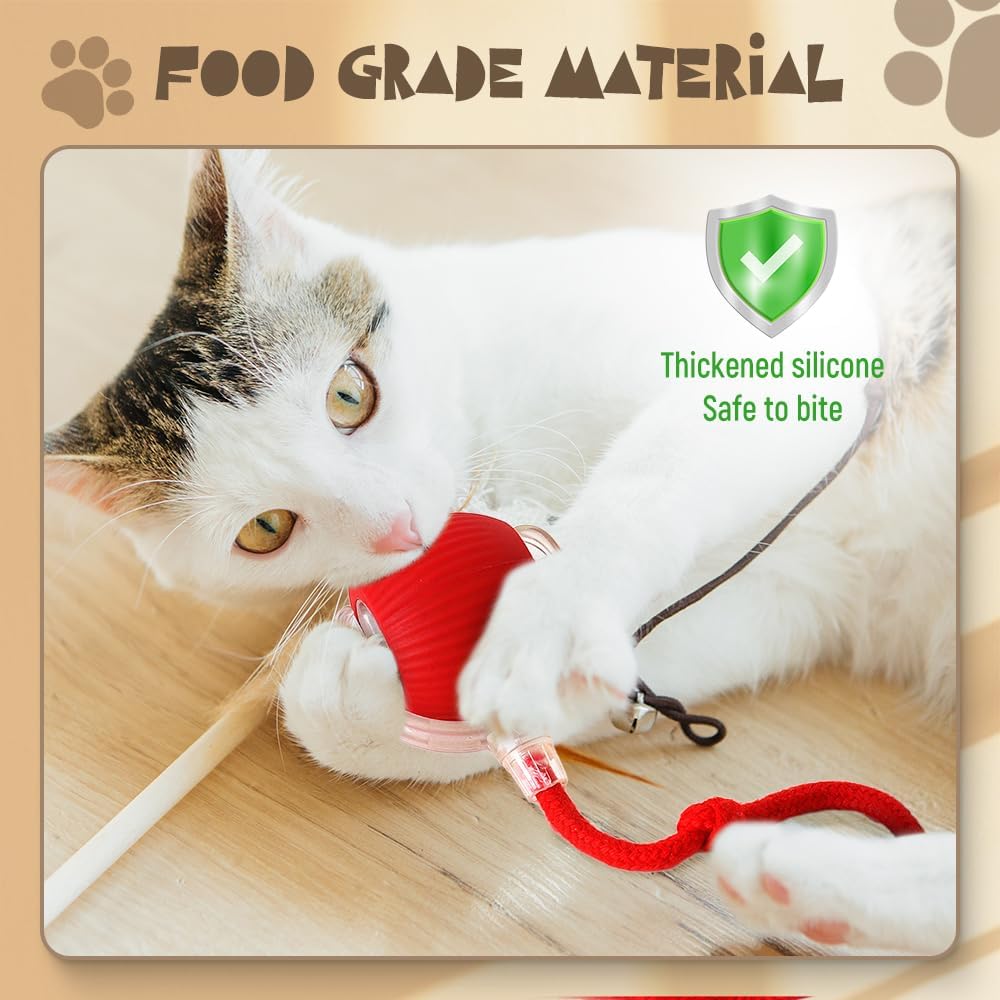 Smart self-rolling interactive pet ball, image 7 of 13