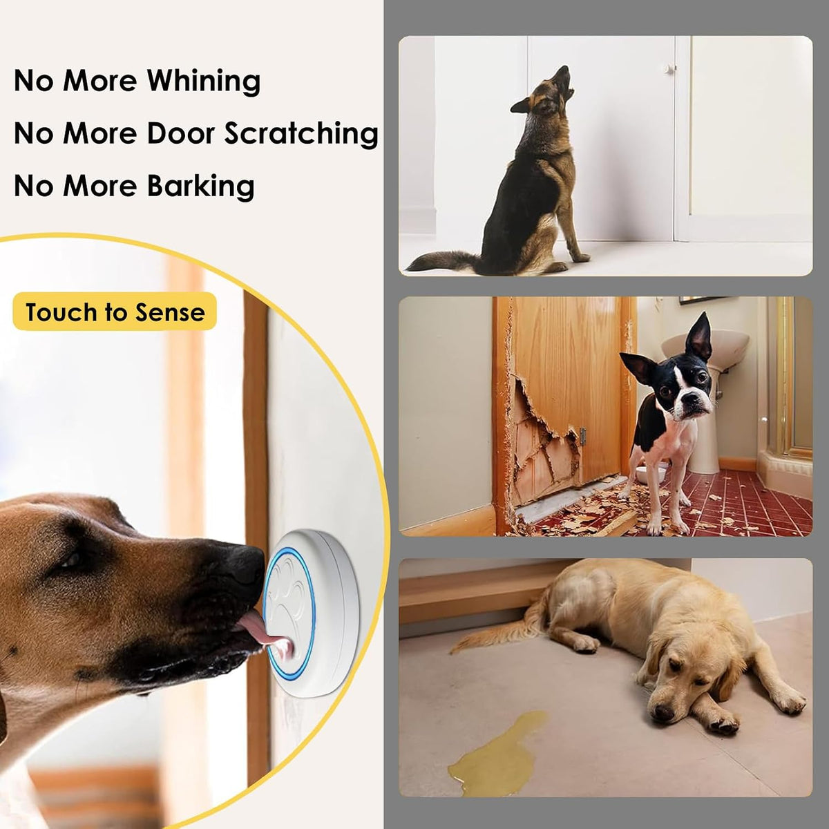 Wireless dog doorbell for potty training, 1000 ft range, image 3 of 6
